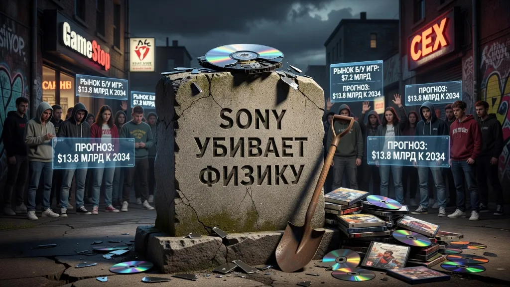Sony убивает физику. Рынок б/у игр под угрозой!